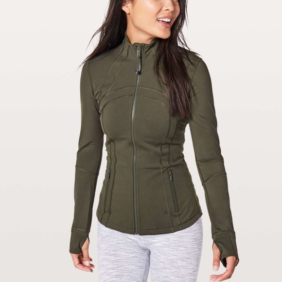 Lululemon Define Jacket Nulux Dark Olive - Picture 1 of 5